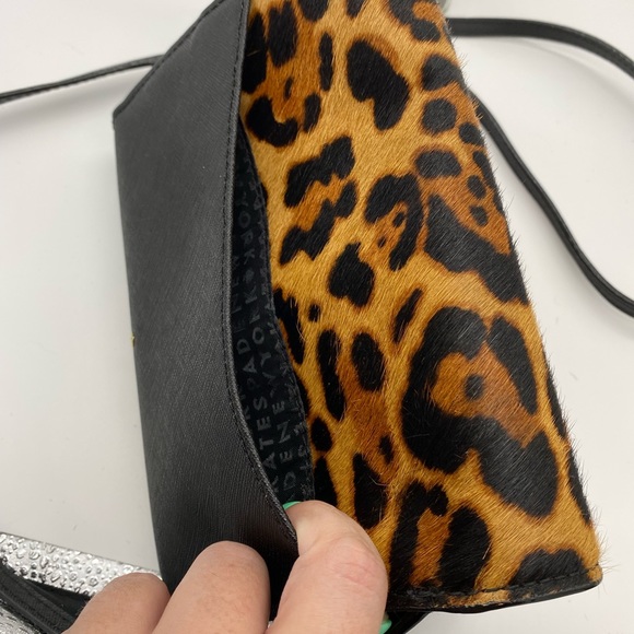 Kate Spade Run Wild Leopard Summer Clutch Crossbody Bag - Picture 7 of 7